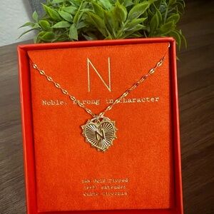a new day Gold Heart Necklace